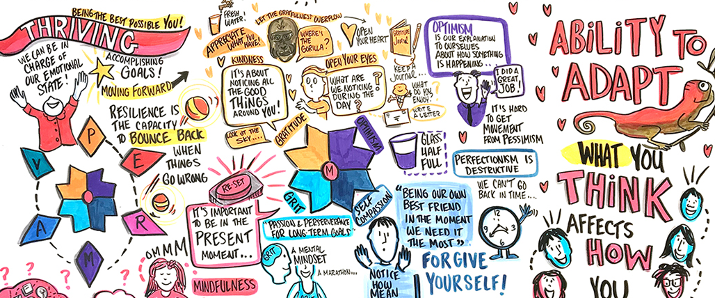 A cartoon interpretation of a talk delivered by Dr. Diana Brecher